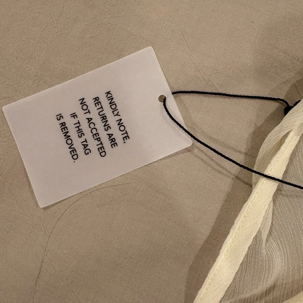 L'Academie Cream Sheer Dress - Picture 5 of 6